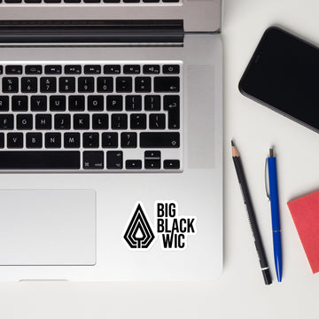 Big Black Bubble-free stickers